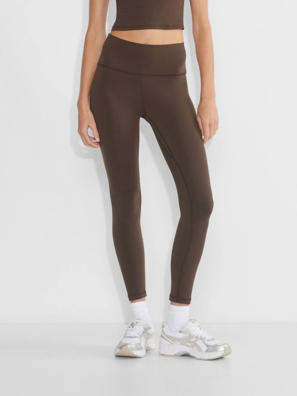 Aritzia Cheeky Hi-Rise Legging, Size 10, Brown